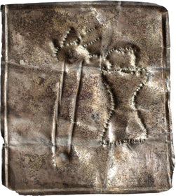 PARTHIAN SILVER VOTIVE PLAQUE FROM THE KUH DASHT HOARD