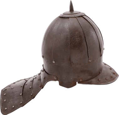 POLISH CAVALRY HELMET, ZISCHAGGE, SECOND HALF OF THE 17th CENTURY