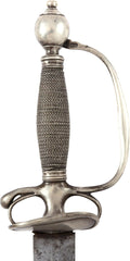 RARE AMERICAN SILVER HILTED SMALLSWORD C.1750 - Fagan Arms