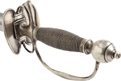RARE AMERICAN SILVER HILTED SMALLSWORD C.1750 - Fagan Arms