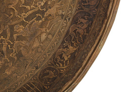 RARE INDOPERSIAN DECORATED BRASS SHIELD - Fagan Arms