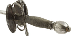 SPANISH TRANSITIONAL/DUELING RAPIER C.1680-1700 - Fagan Arms