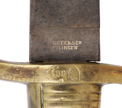 SWISS INFANTRY HANGER FROM THE ZURICH ARSENAL - Fagan Arms