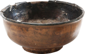 TIBETAN SILVER LINED LIBATION BOWL 16th-18th CENTURY