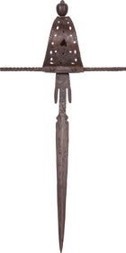 VICTORIAN COPY OF A LEFT HAND DAGGER, MAIN GAUCHE