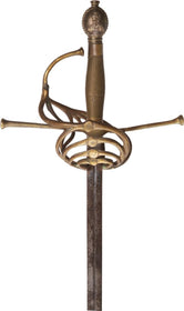 VICTORIAN COPY OF A SWEPT HILT RAPIER OF ABOUT 1600