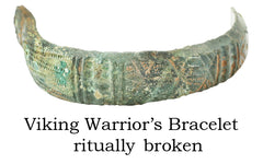 RARE VIKING WARRIOR’S BRACELET PENDANT NECKLACE, 10th-11th CENTURY AD - Fagan Arms