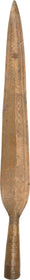 YORUBA BRASS CEREMONIAL SPEAR