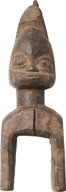 YORUBA, WEST AFRICA FIGURAL HEDDLE PULLEY
