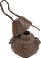 ZULU CARVED WOOD SNUFF FLASK - Fagan Arms