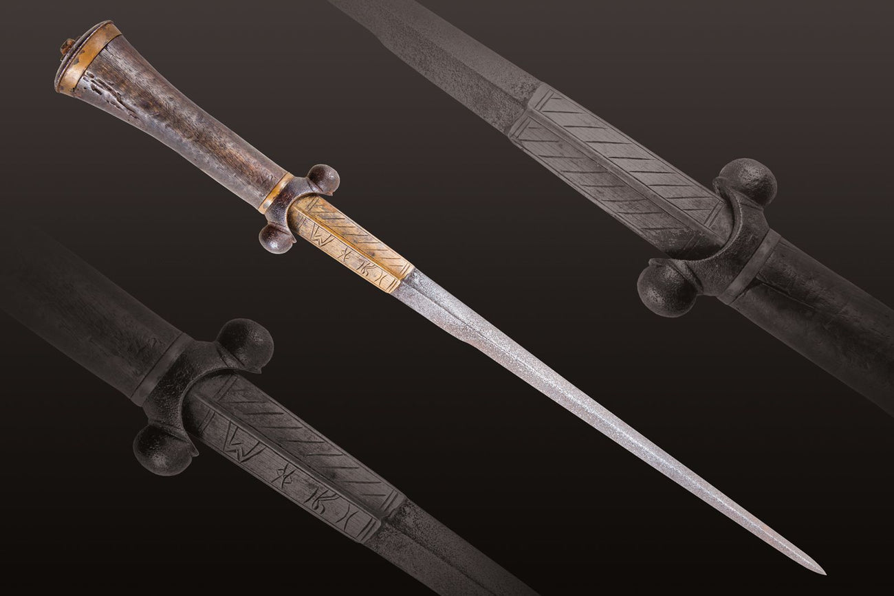 A Very Rare 15th Century Burgundian Ballock Dagger